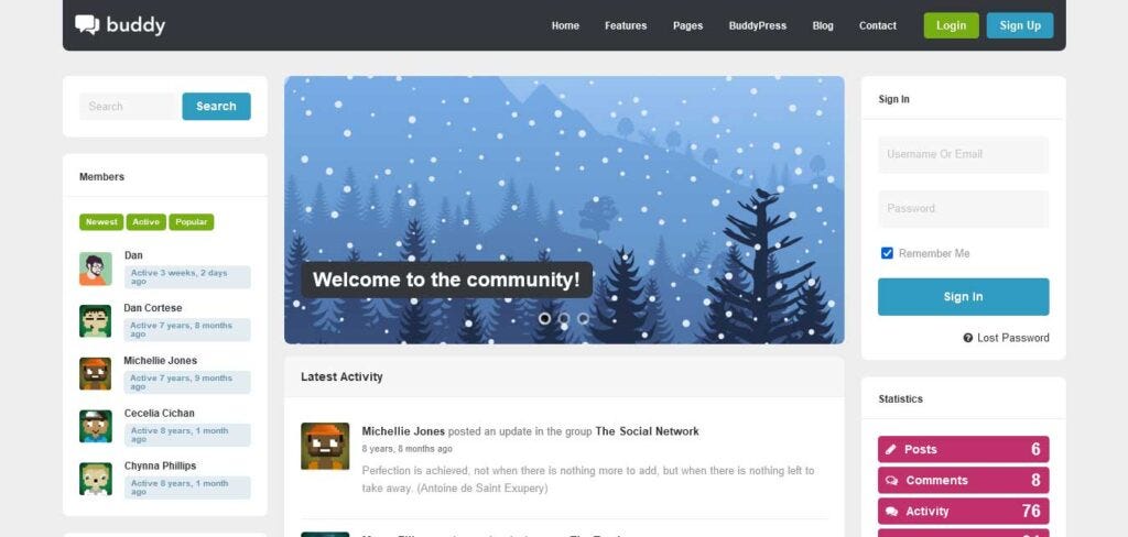 WordPress Membership Theme