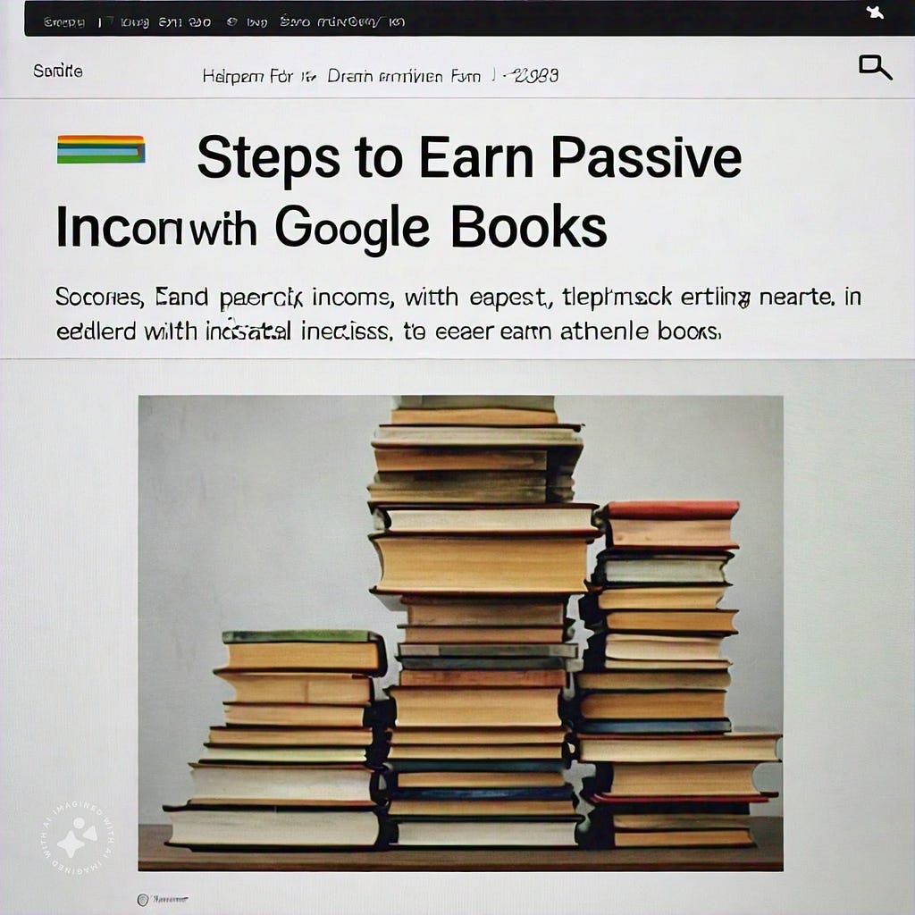 Passive Income: How to Earn $326 Per Day with Google Books Using AI