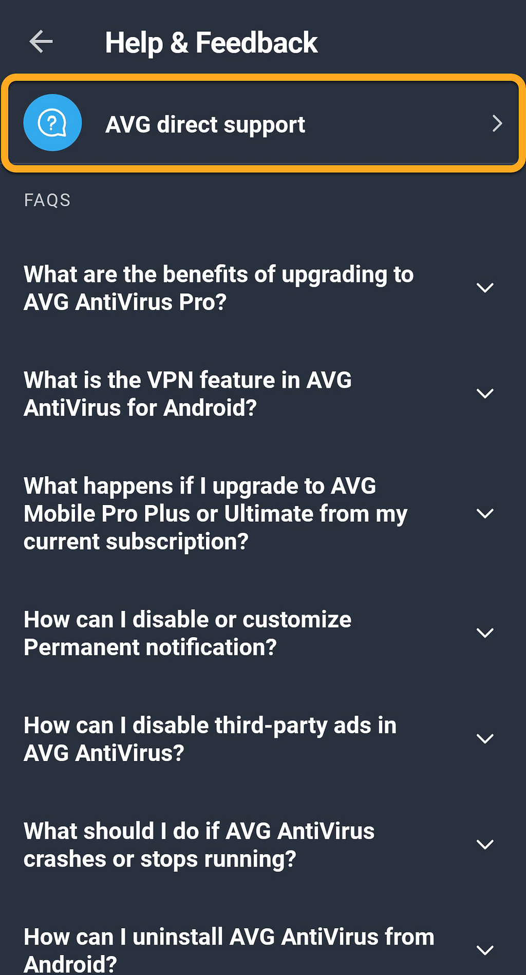 Customer Support for AVG Antivirus