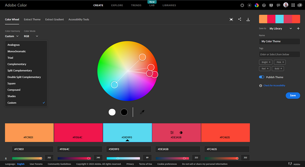 color harmoney color wheel Adobe color-FigChallenge-Sepideh @sepidy-sepidy.com”>Yazdi-@sepidy-sepidy.com-UX-UI-UX Design-UX designer-UI-designer