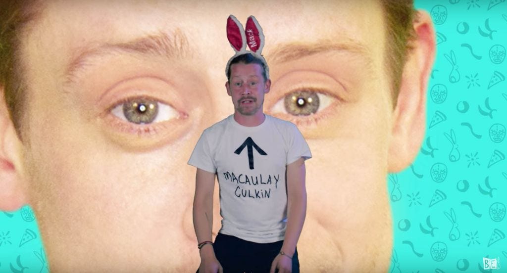 Macaulay Culkin Bunny Ears CEO