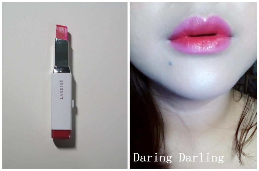 laneige two tone lip bar review - Daring darling