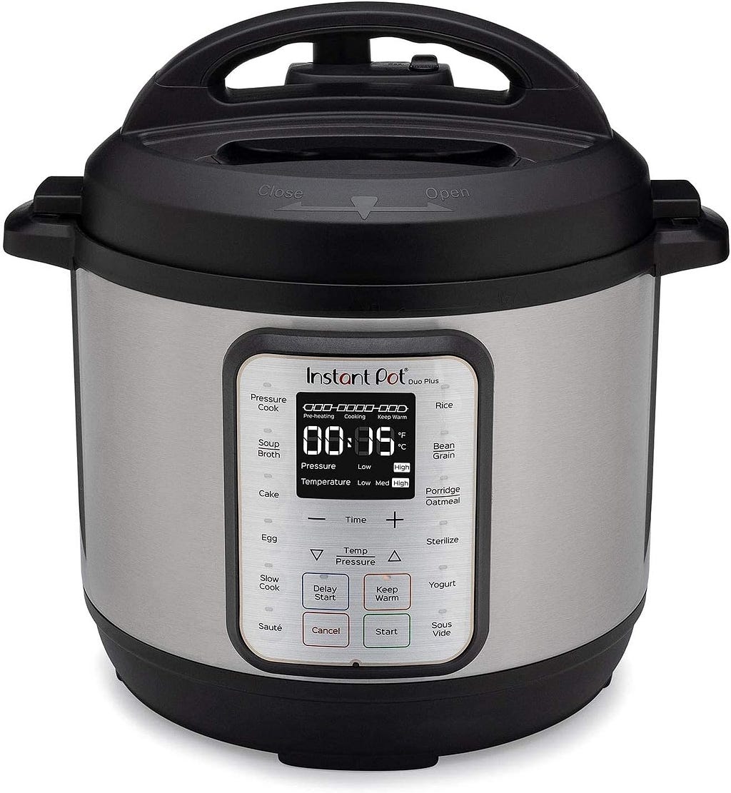 Instant Pot Pro 10-in-1 Pressure Cooker, Slow Cooker, Rice/Grain Cooker, Steamer, Sauté, Sous Vide, Yogurt Maker, Sterilizer, and Warmer, Includes App With Over 800 Recipes, Black, 6 Quart