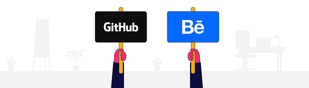 GitHub VS Behance | MagicHire.co