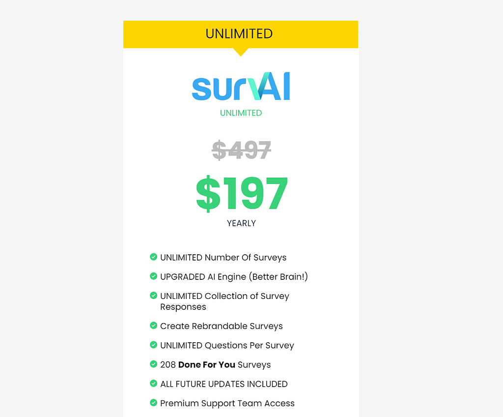 SurvAI OTO 1: SurvAI Unlimited