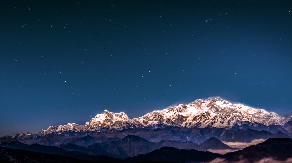 The world’s third-highest mountain is located in the Himalayas