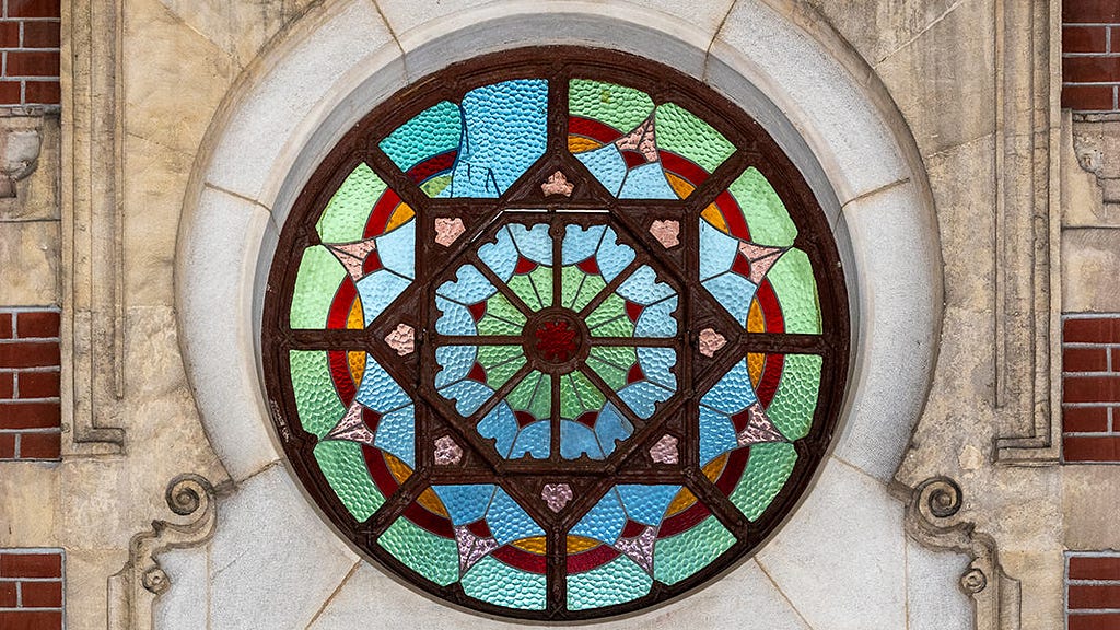 Multicolored window