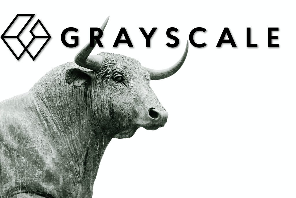 Image of a bull in grayscale format