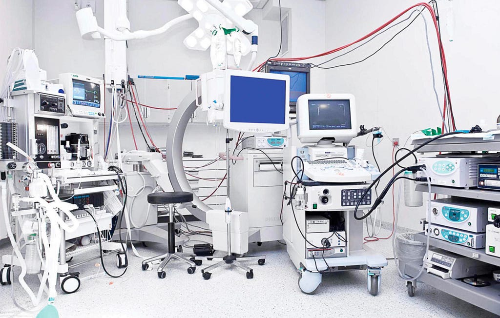 A room full of advanced medical equipment.