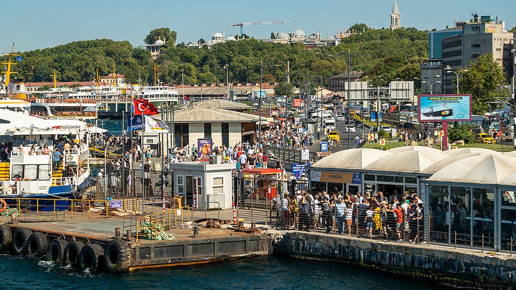 View from the Galata Bridge