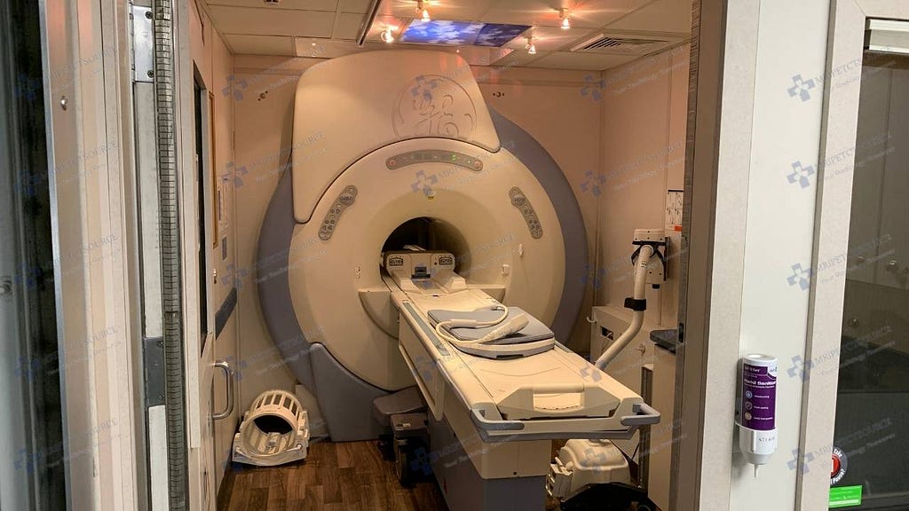 mri scan machine, mri scan room, mobile mri scan machine, mobile mri scanner, magnetic resonance imaging