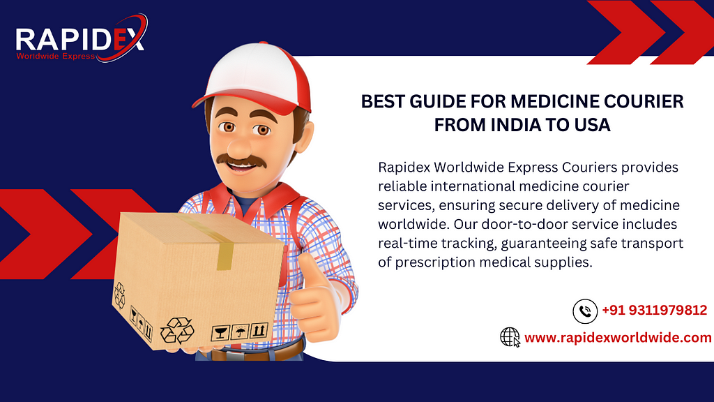 Medicine Courier from India to USA