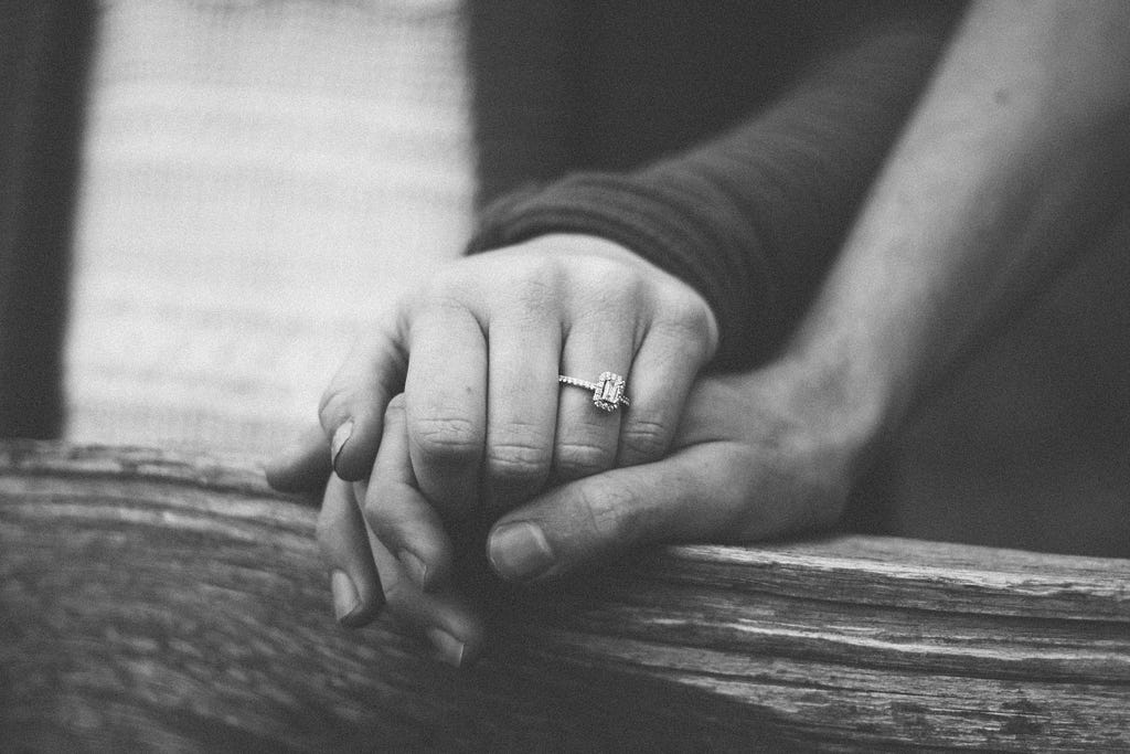 black and white love