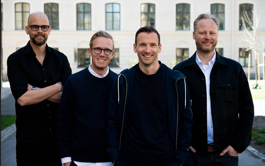 Peter, Aron, Kristofer and Stefan- the team behind Willa- co-headquartered in Venice, California, and Stockholm