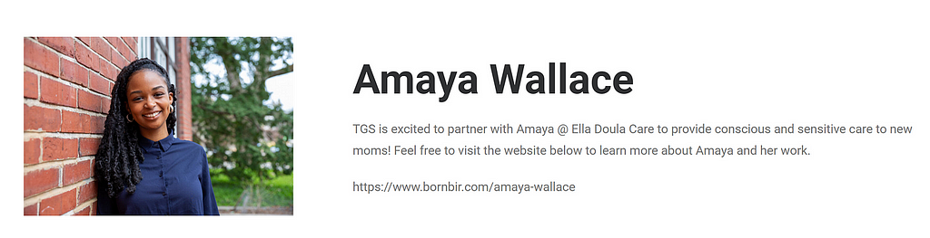 Bornbir profile of Amaya Wallace; https://www.bornbir.com/amaya-wallace