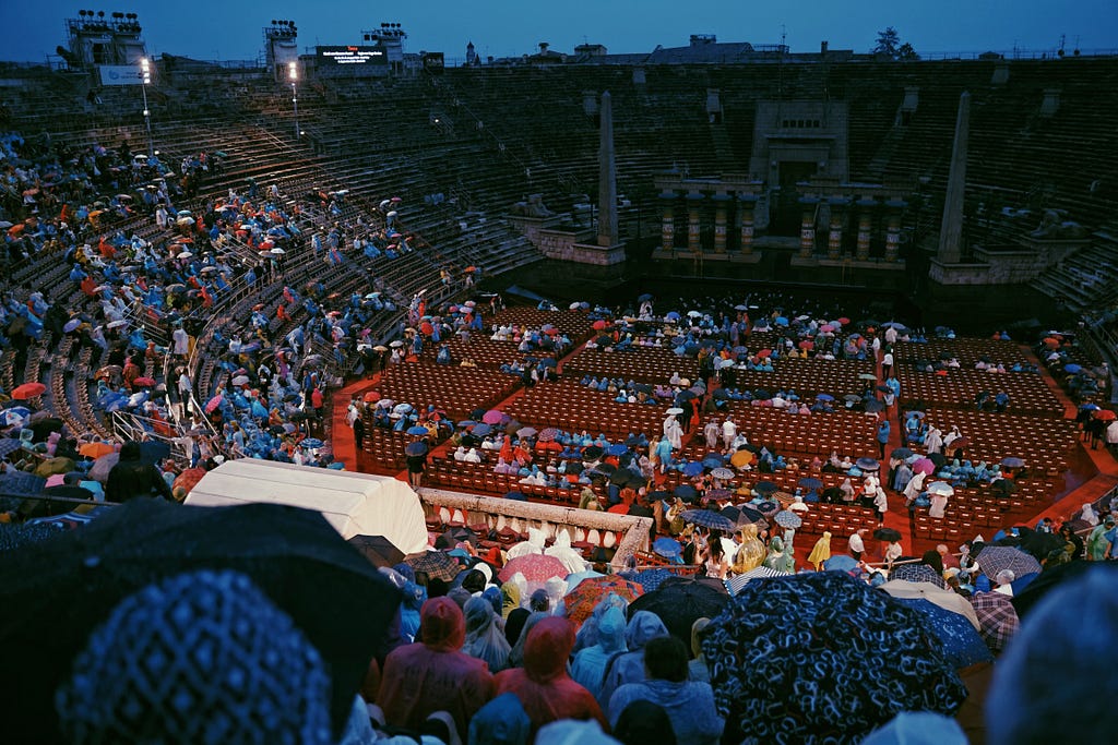 Auditorium filled with the audience