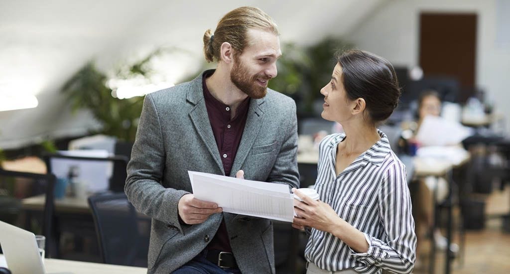 Dating colleagues in the workplace