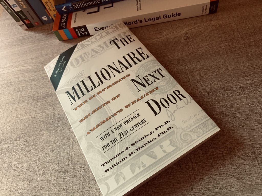 Image of the Book 👉”The Millionaire Next Door”