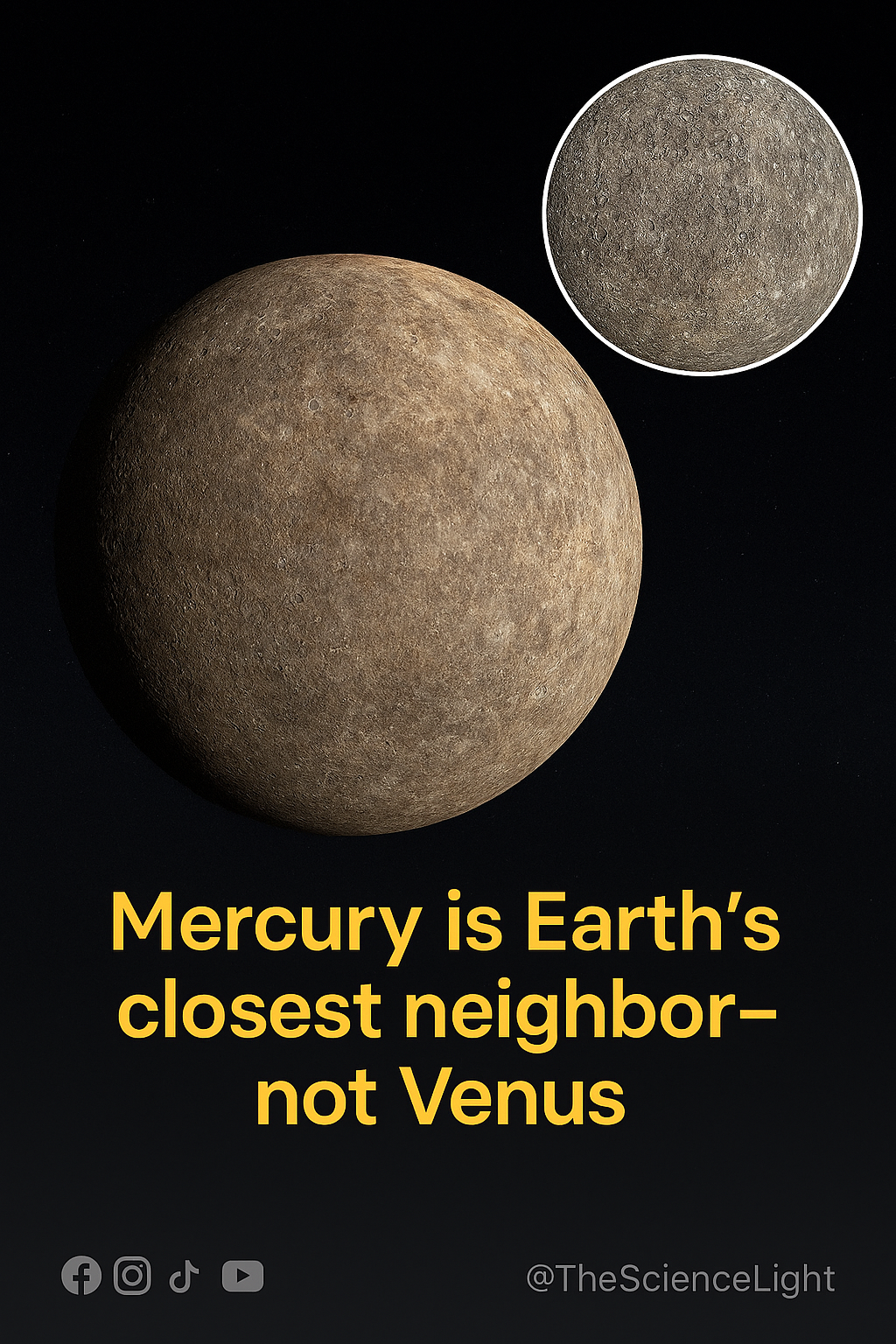 Mercury is Earth’s closest neighbour?—?not Venus