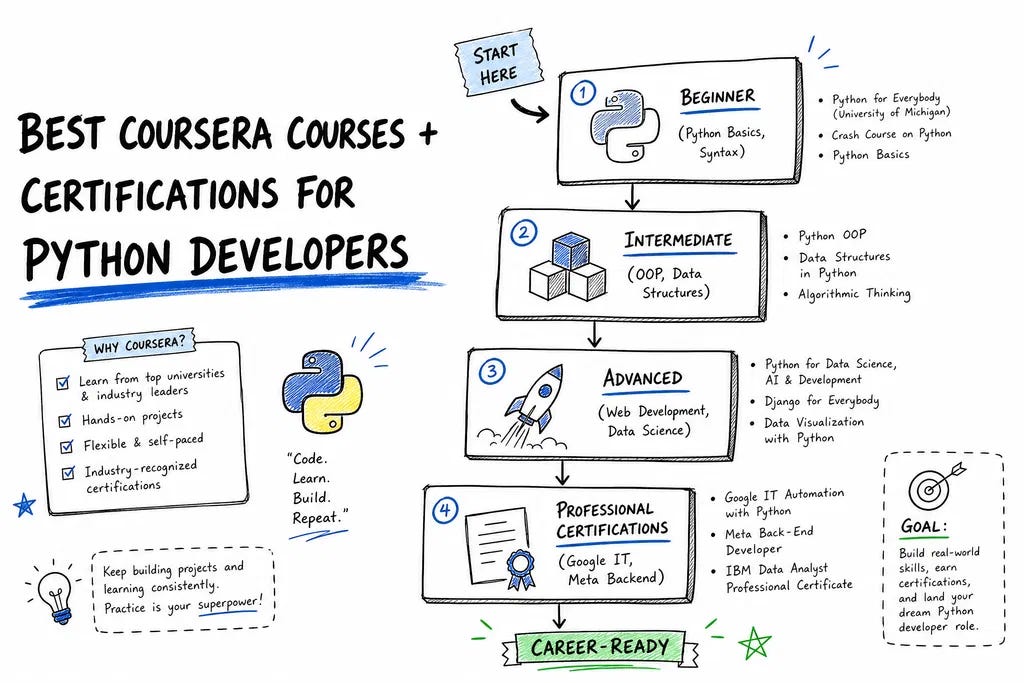 I Tested 30+ Python Certifications and Courses on Coursera: Here Are My Top 5 Recommendations