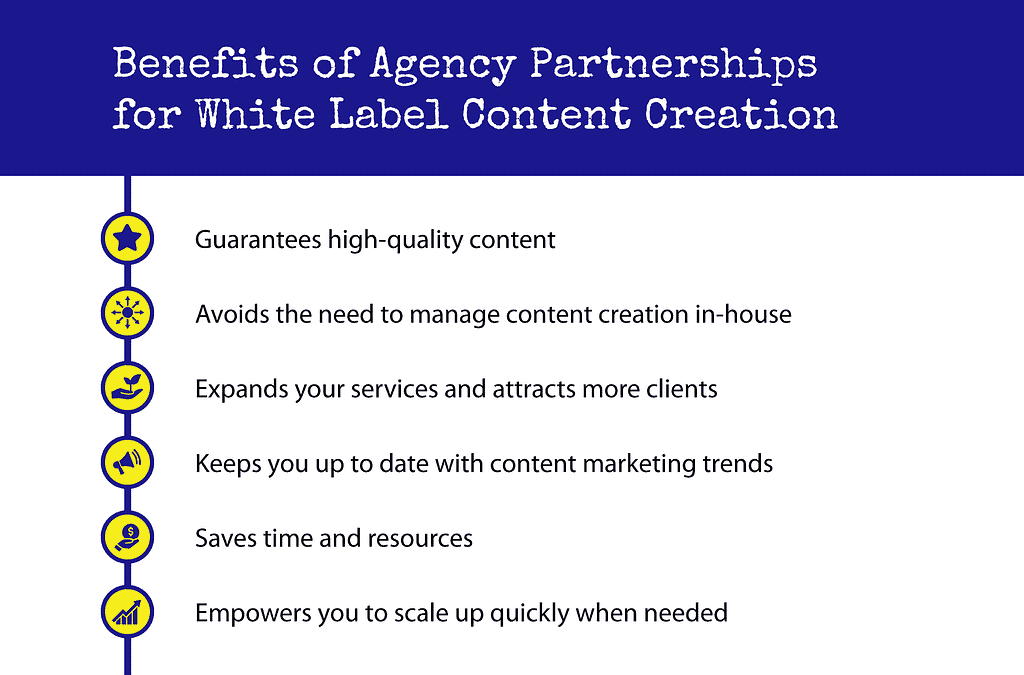 There are numerous benefits to working with a reputable content agency.