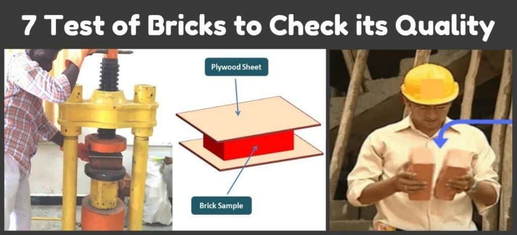 7 Brick Test | Tests on Bricks | Testing of Bricks | Brick Quality Check Test