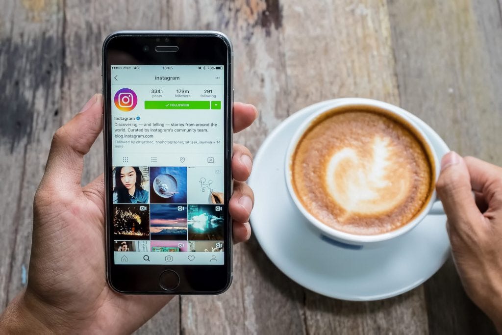 Cappuccino e Instagram Reels