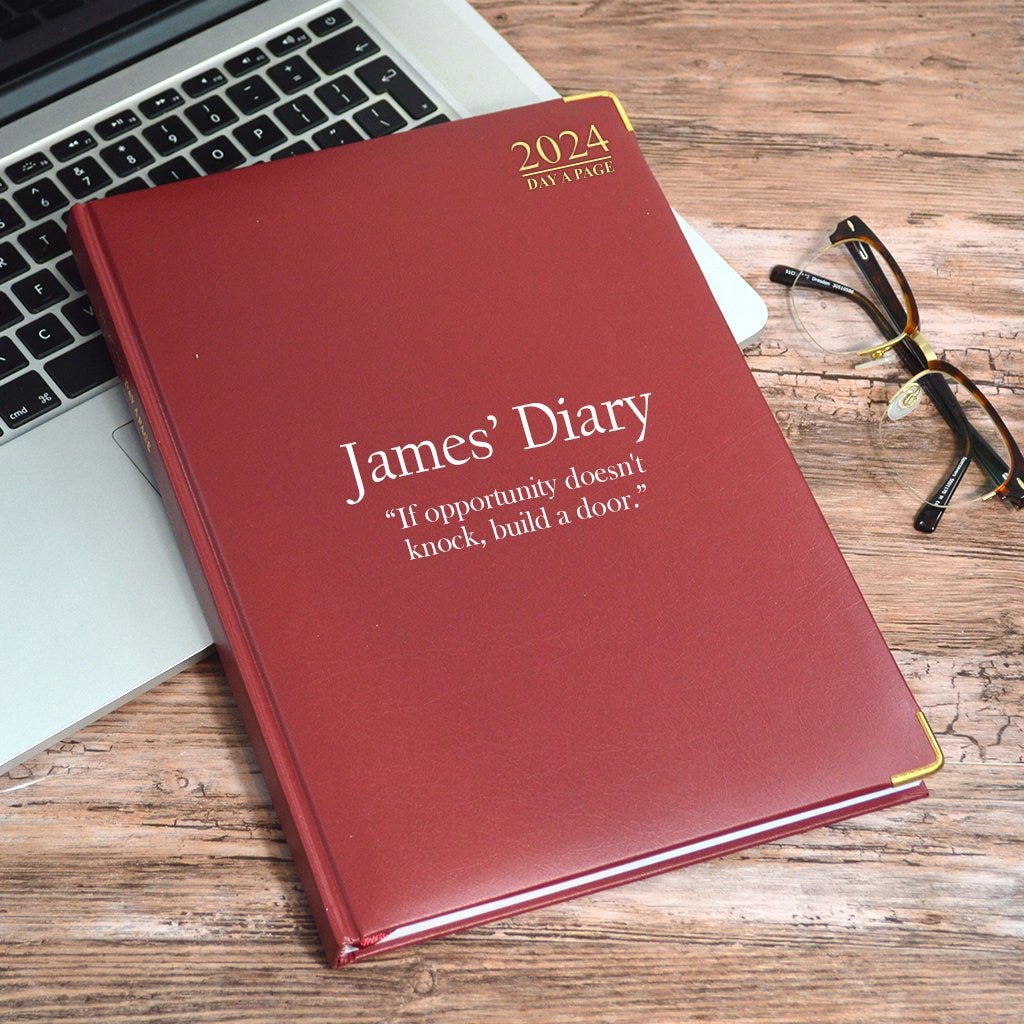 personalised diary from Giftsonline4U