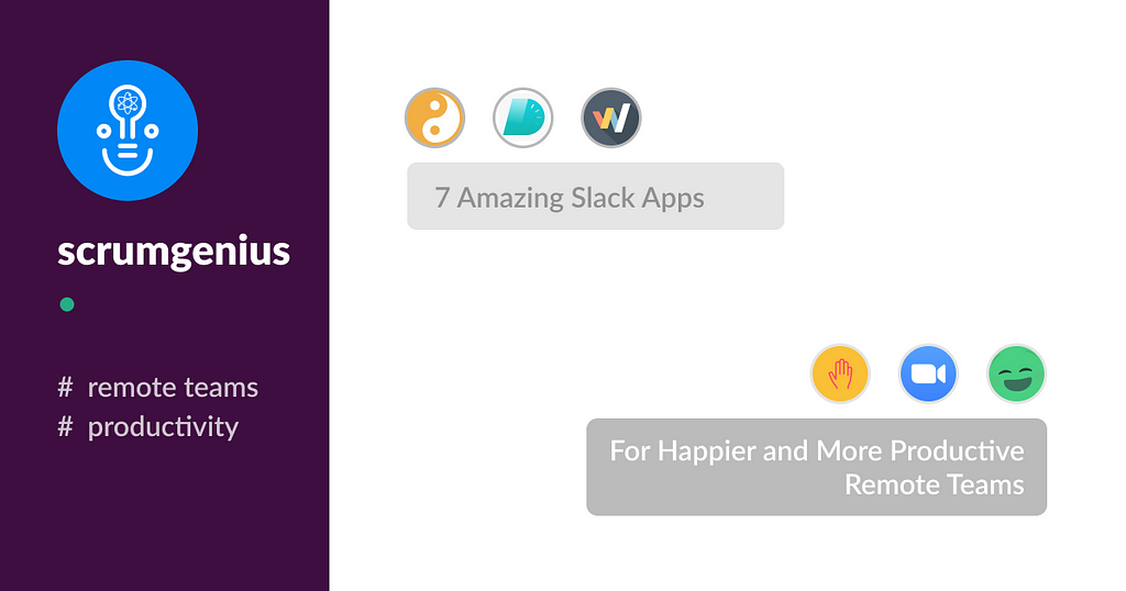 7 Slack Apps for Happier Remote Teams (ScrumGenius automated standups)