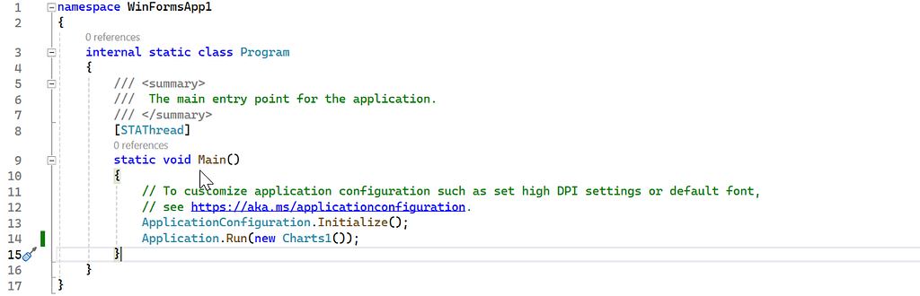 Change the control name to the desired Syncfusion WinForms control