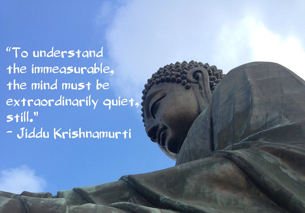 Buddha with Quote