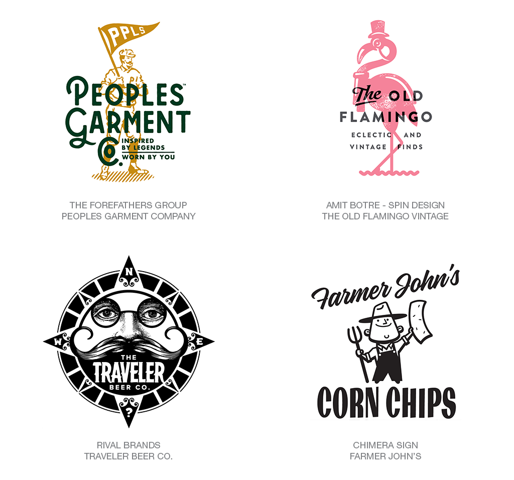 Logo Design Trend 2019: Neo Vintage