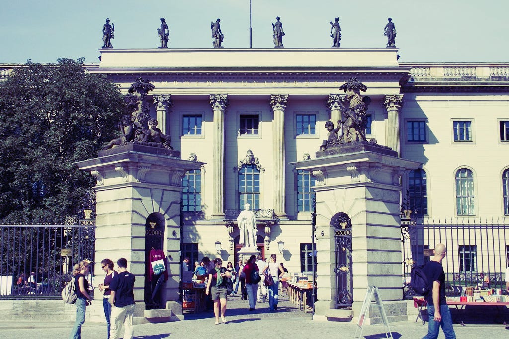 Famous University in Berlin Humboldt University