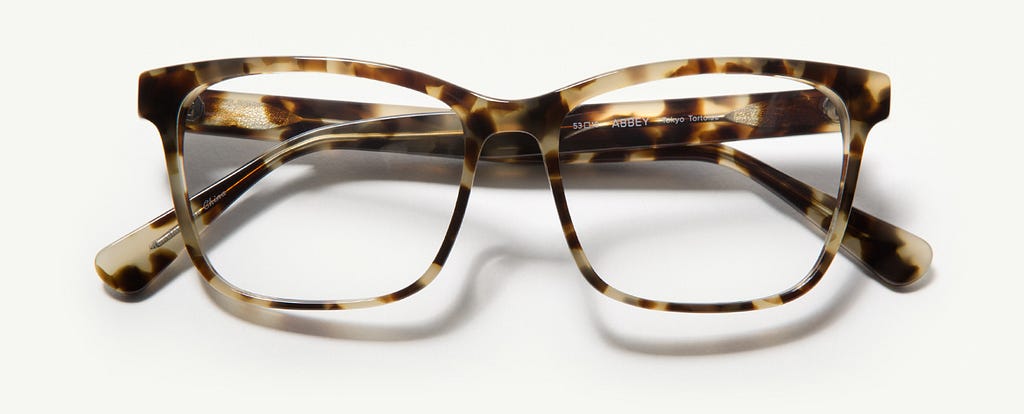 Classic Specs Abbey glasses in Tokyo Tortoise