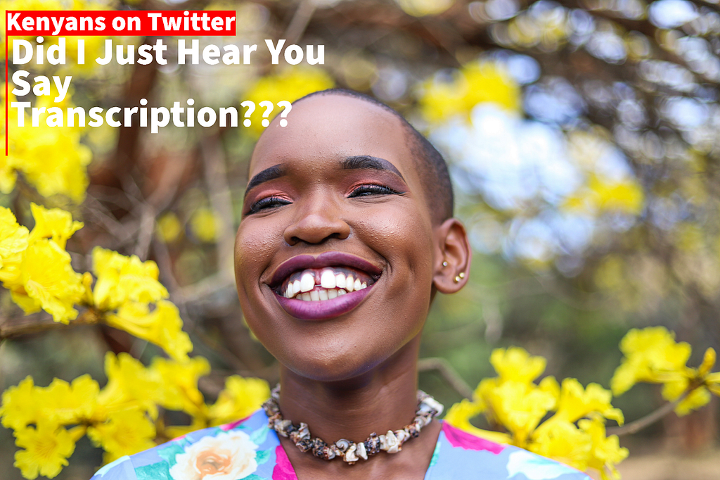 Maasai woman laughing, African woman, transcription in Kenya, online jobs in Kenya