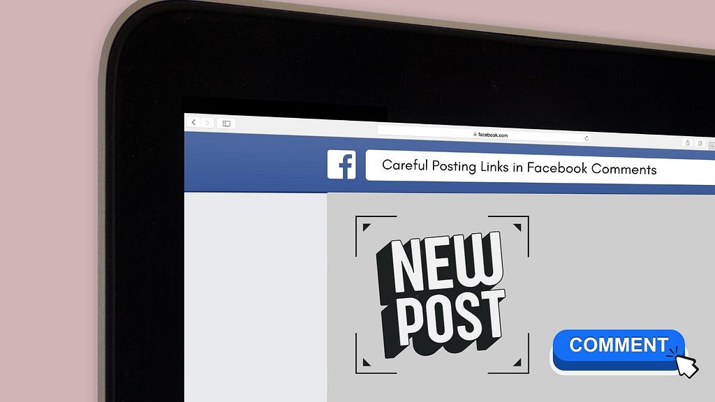 posting links on Facebook comments