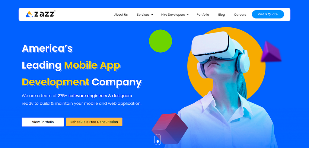 Zazz — custom app development companies