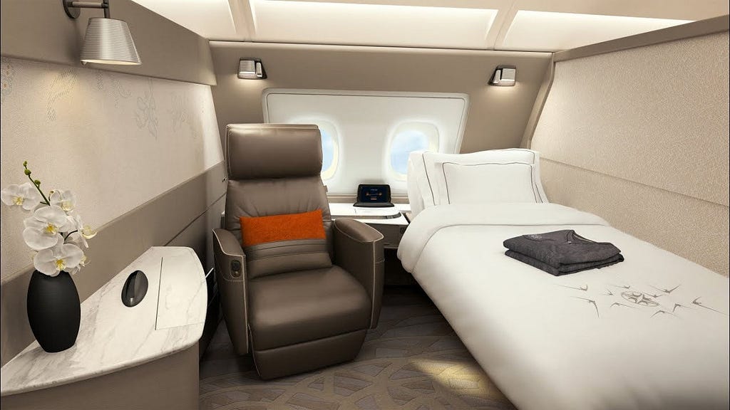 Singapore Airlines First Class Suites with Miles and Points