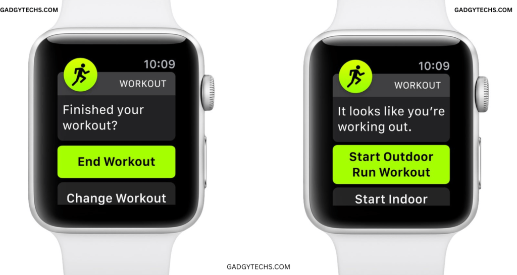 workout on apple watch