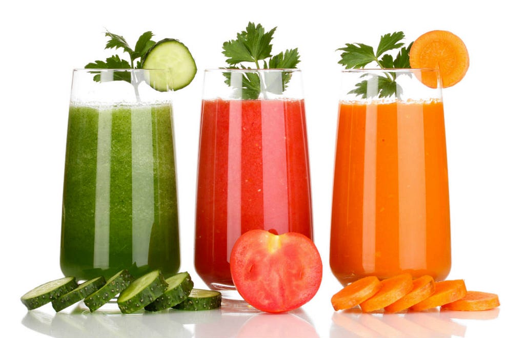 effective weight loss drinks - vegetable juice