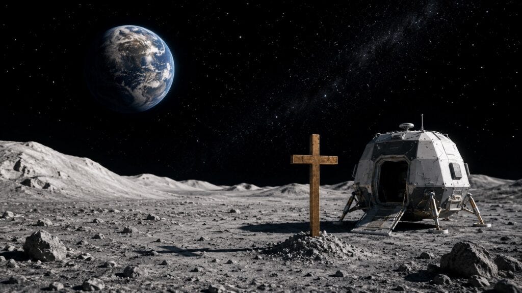 The $40 Million Plan to Put a Cross on the Moon The $40 Million Plan to Put a Cross on the Moon