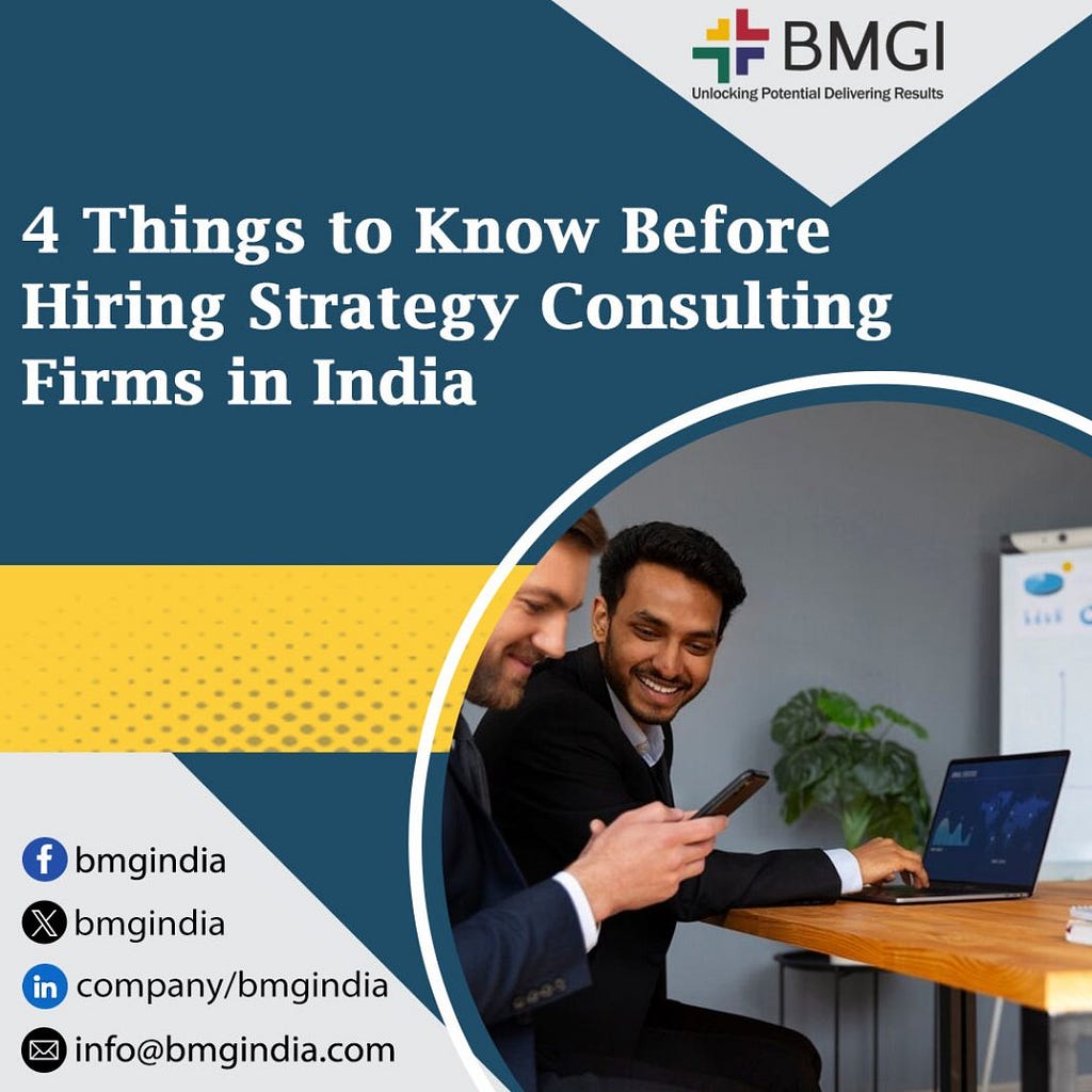 strategy consulting firms in India