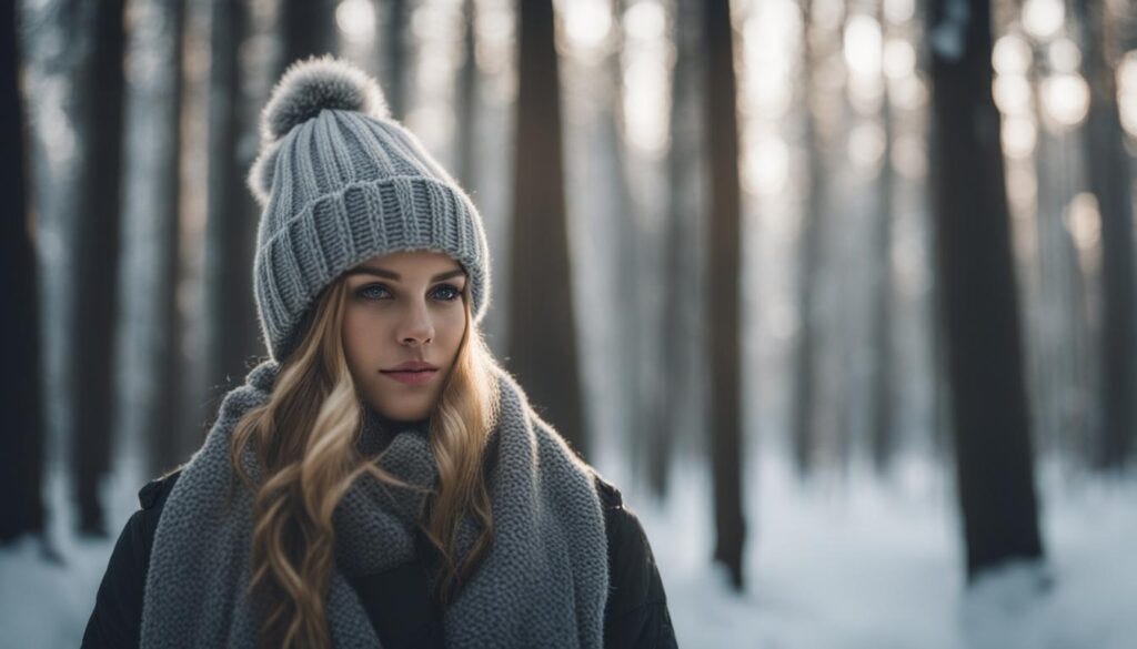 winter portrait photography
