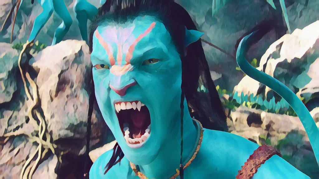 A still shot from James Cameron’s Avatar