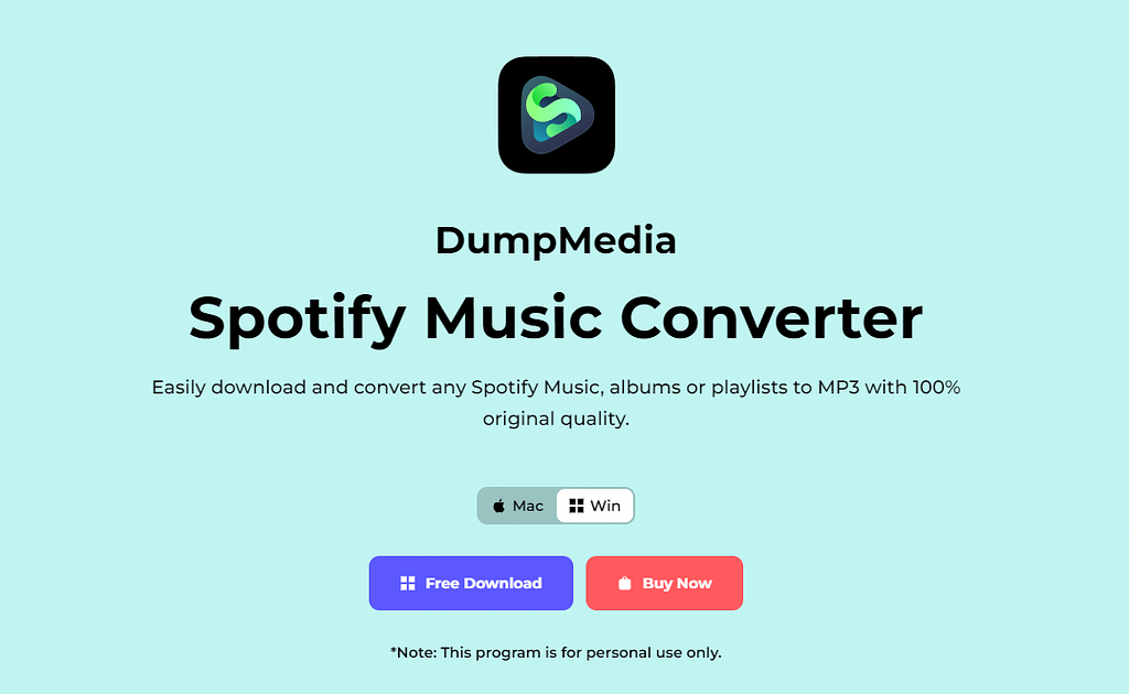 Go to DumpMedia’s official website to download the software