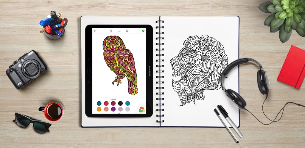 Animal Coloring Pages for Adults