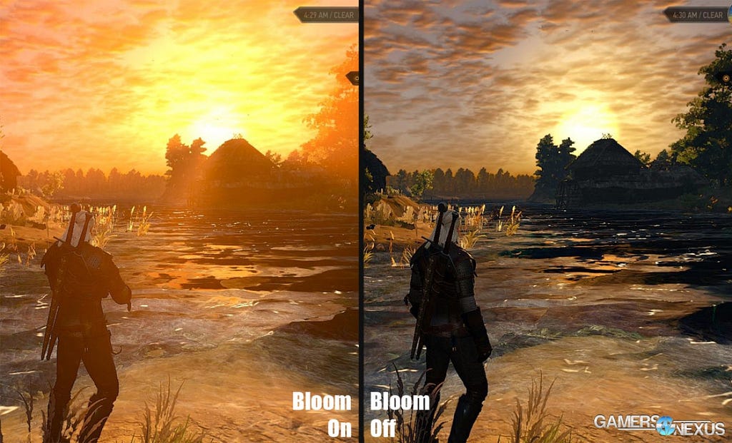 Bloom is a post-processing effect applied to the 2D final image