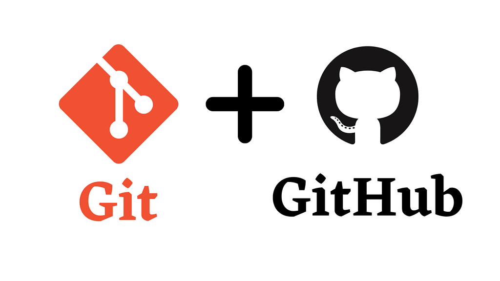 Image displaying git and github