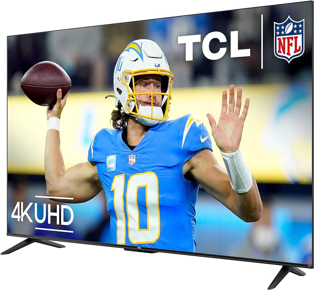 TCL 43-Inch Class S4 4K LED Smart TV with Roku TV (43S450R, 2023 Model), Dolby Vision, HDR, Dolby Atmos, Works with Alexa, Google Assistant and Apple HomeKit Compatibility, Streaming UHD Television