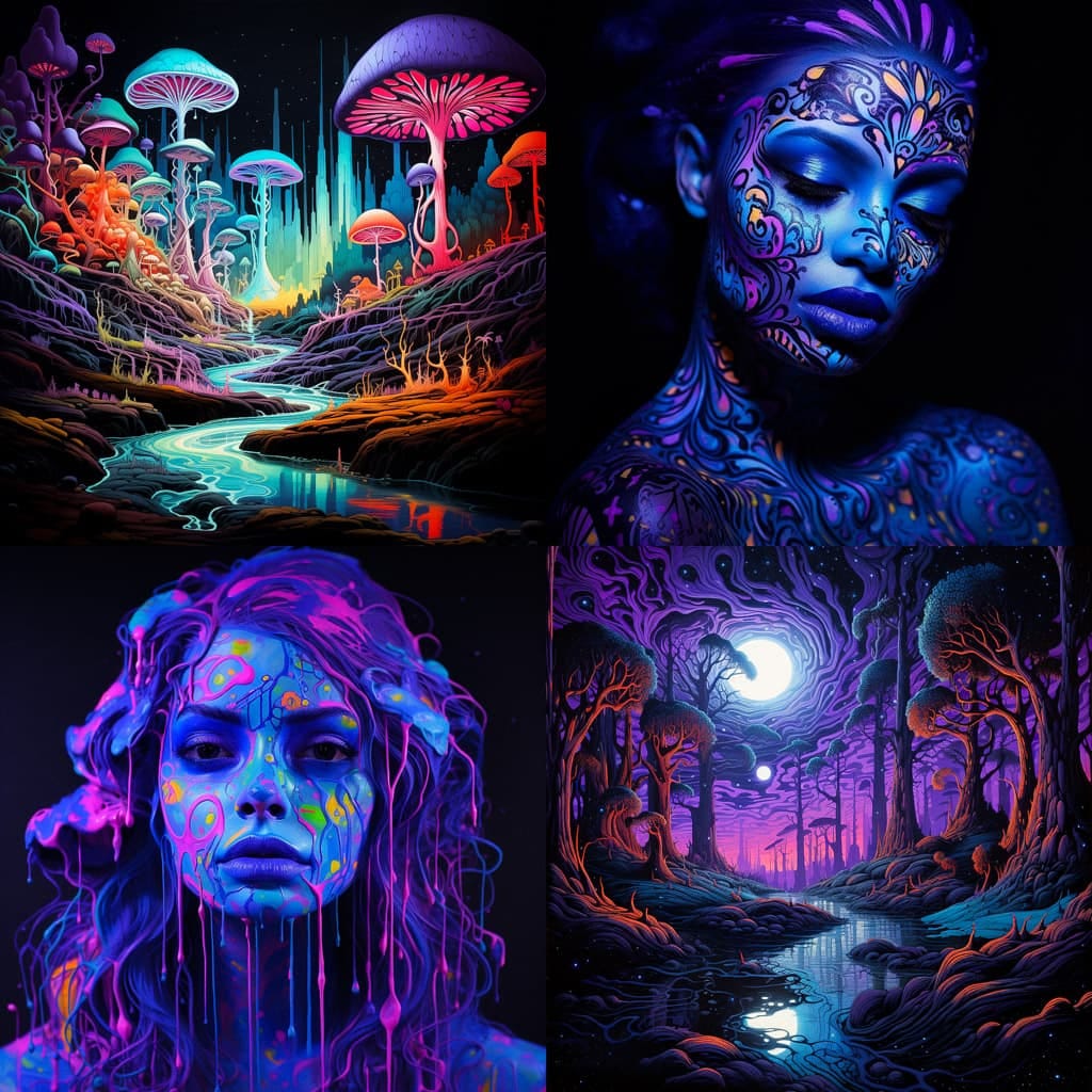 Blacklight Art